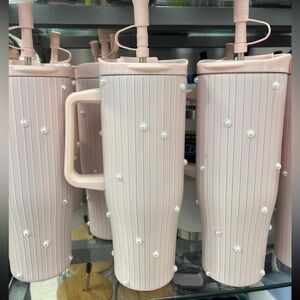 Pink  & Pearl 40oz Double Wall Stainless Steel Tumbler